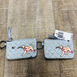 EMBROIDERED DOG ZIP ID